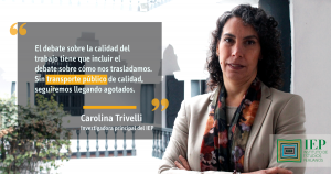 «Ir a trabajar», por Carolina Trivelli