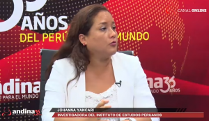 [Educación Financiera] Johanna Yancari es entrevistada por Andina