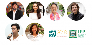 Investigadores del IEP en LASA 2018