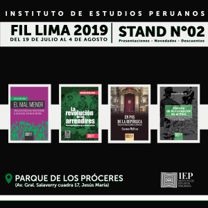 FIL Lima 2019 – Presentaciones de libro