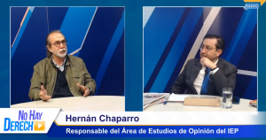 [VIDEO] Encuesta de opinión IEP, octubre 2019- Entrevista a Hernán Chaparro