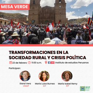 Mesa verde «Transformaciones en la sociedad rural y crisis política»